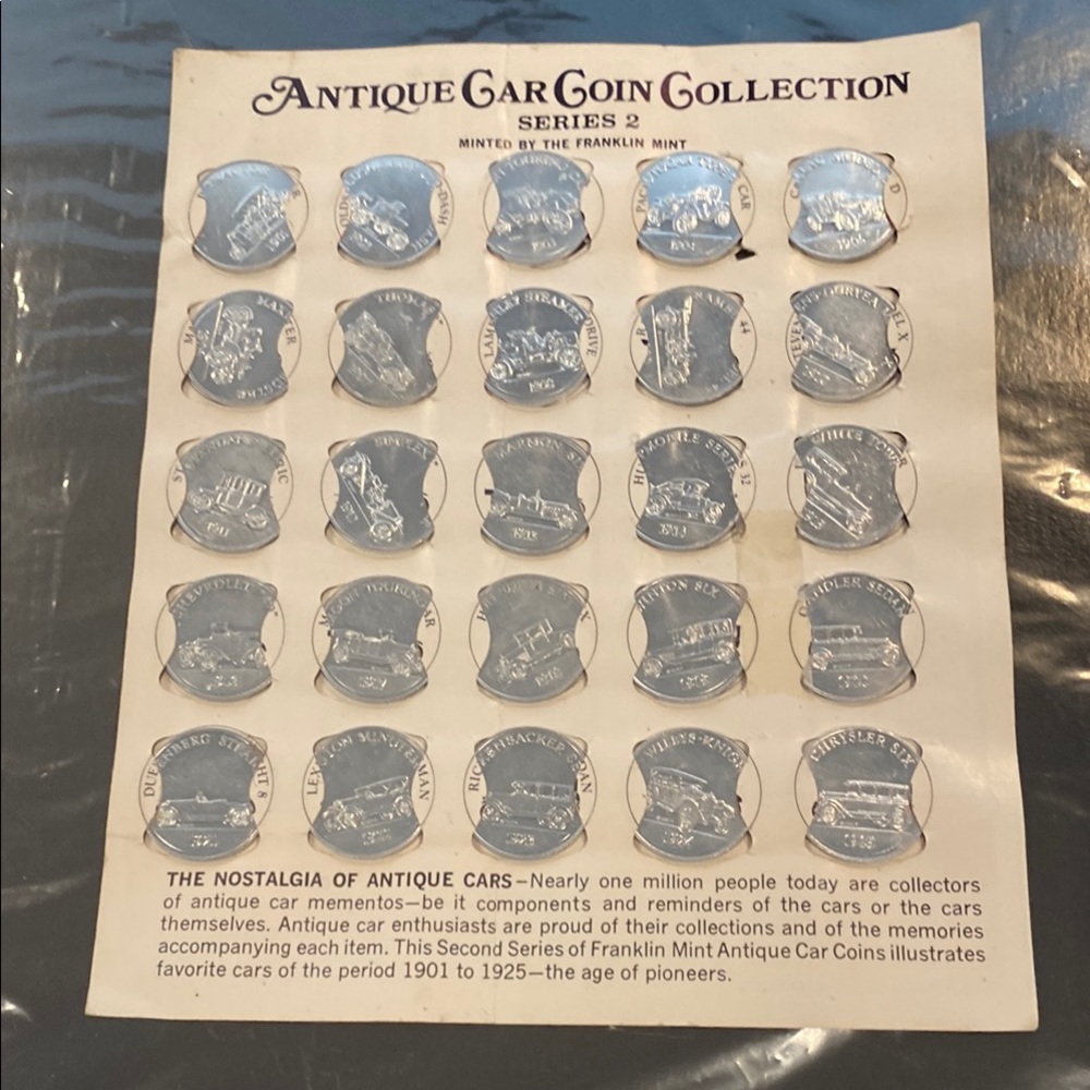 Antique Car Coin Collection Series 2